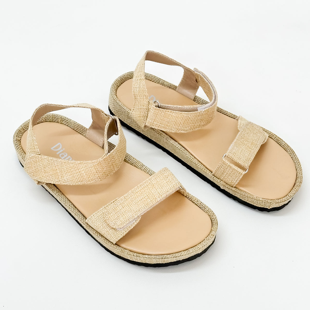 D Slides Velcro Abaca