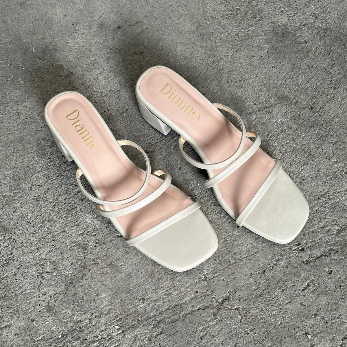 A Rea 3 Strap Leather Sandals