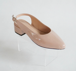 Maria Shoes Beige Glossy 1.5 inch heel