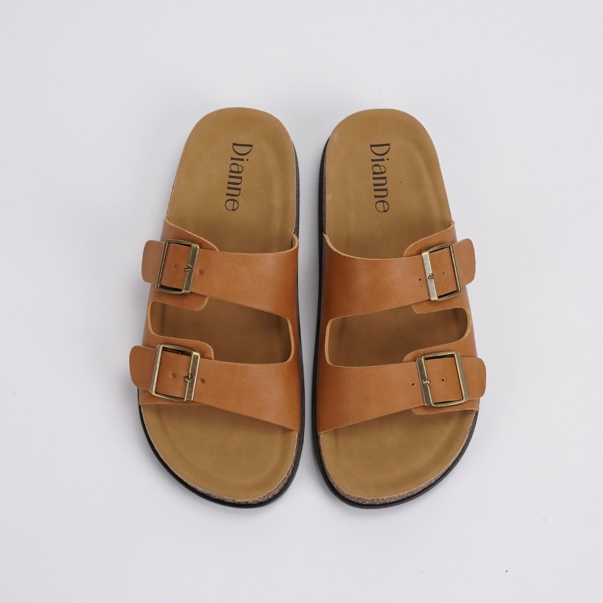 Karina Slides Camel (Premium Shoebox)