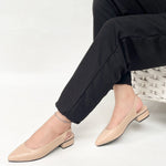 Bea Shoes Beige Leather