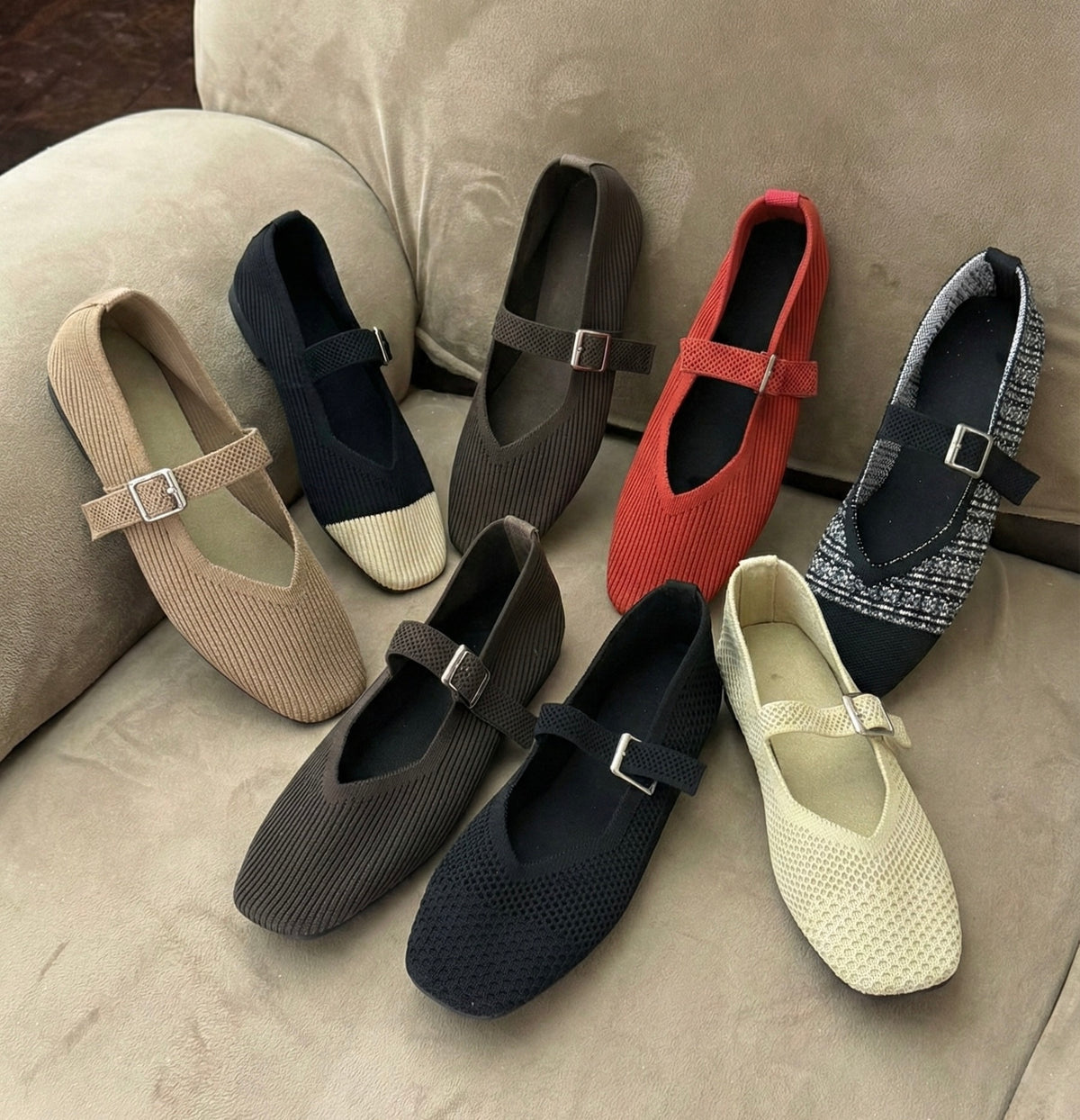 A Via Jade Knitted Mary Janes Version 2 (Premium)