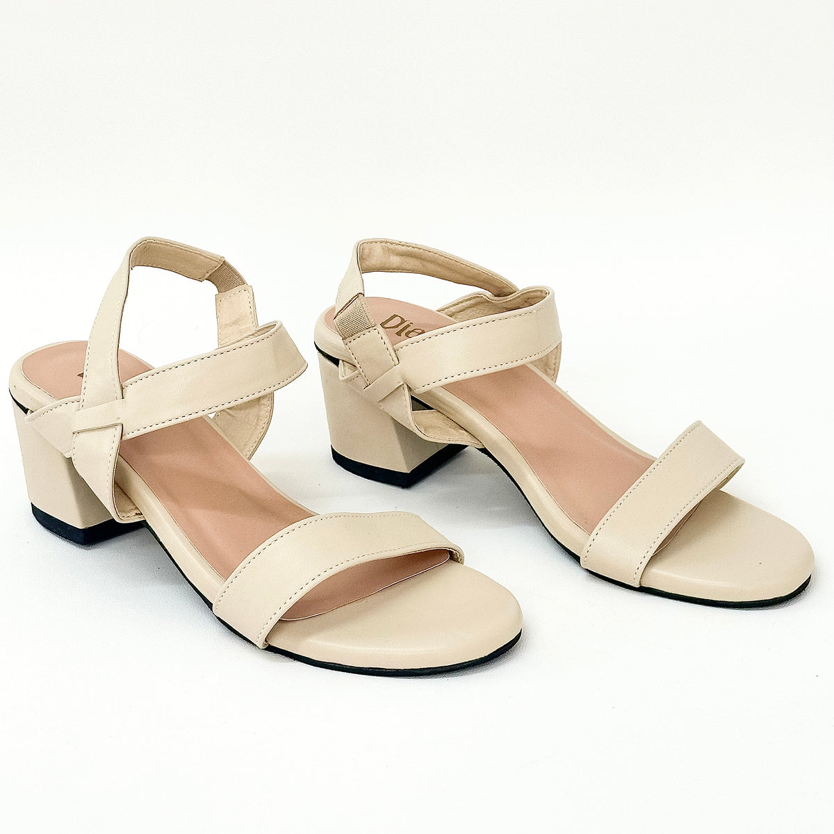 A Kianna Block Heels Garter Style