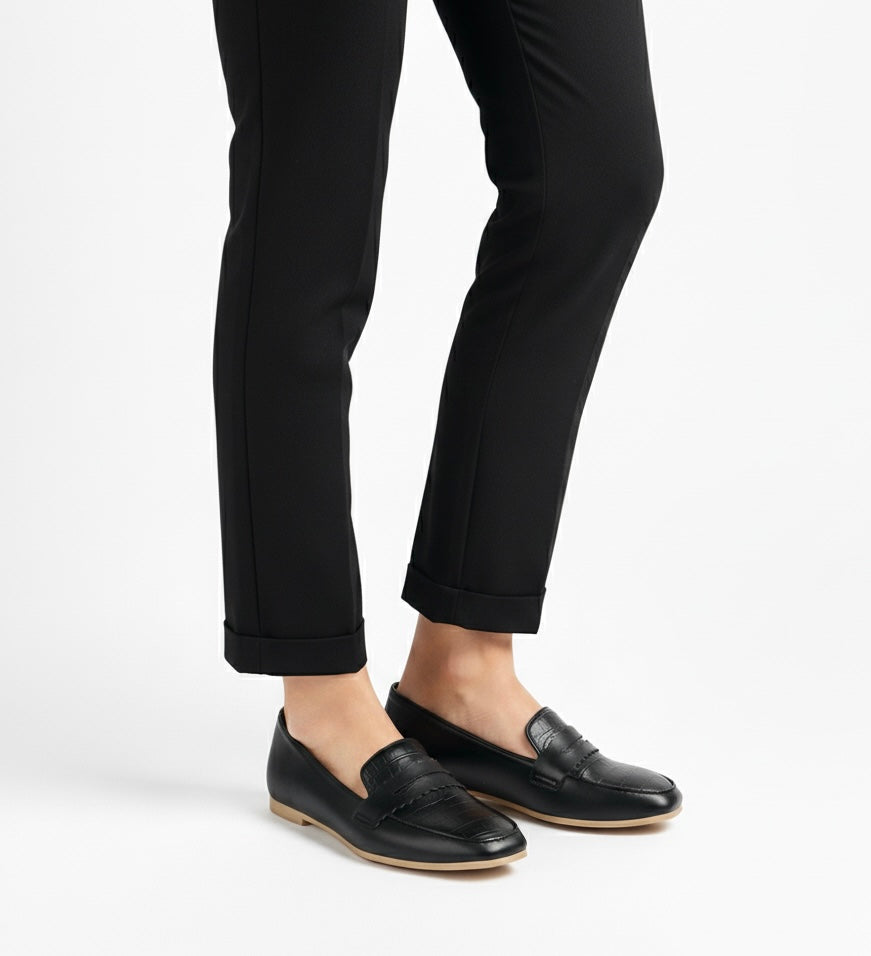 Jane Black Loafers Shoes (New Product) Imported