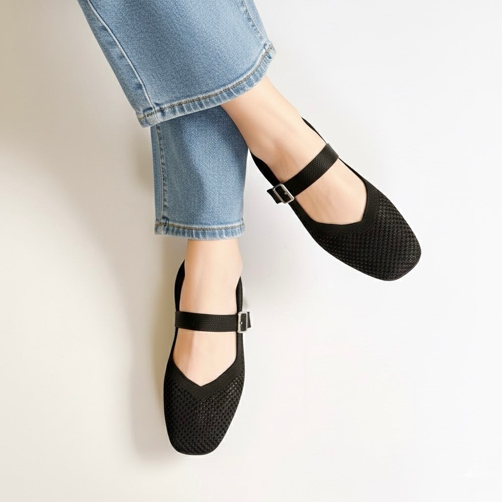 A Via Jade Knitted Mary Janes Version 2 (Premium)