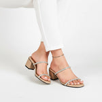 A Crissa Rhinestone Heel