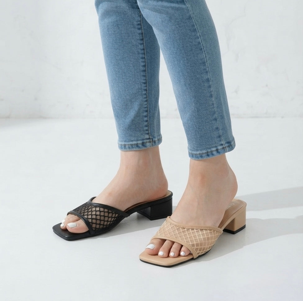 Audrey Mesh Heel (New Design)