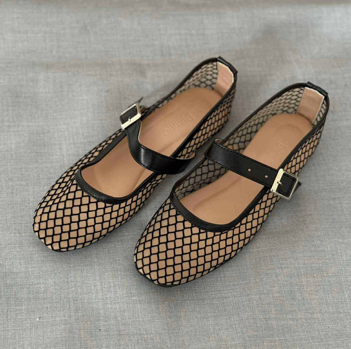 A Zarah Mesh Mary Janes