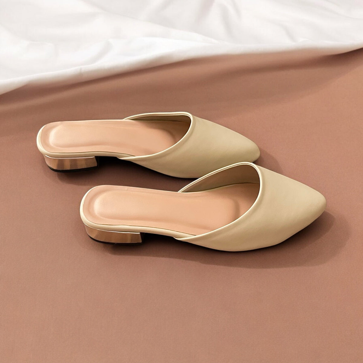 Desiree Mules 1 inch heel