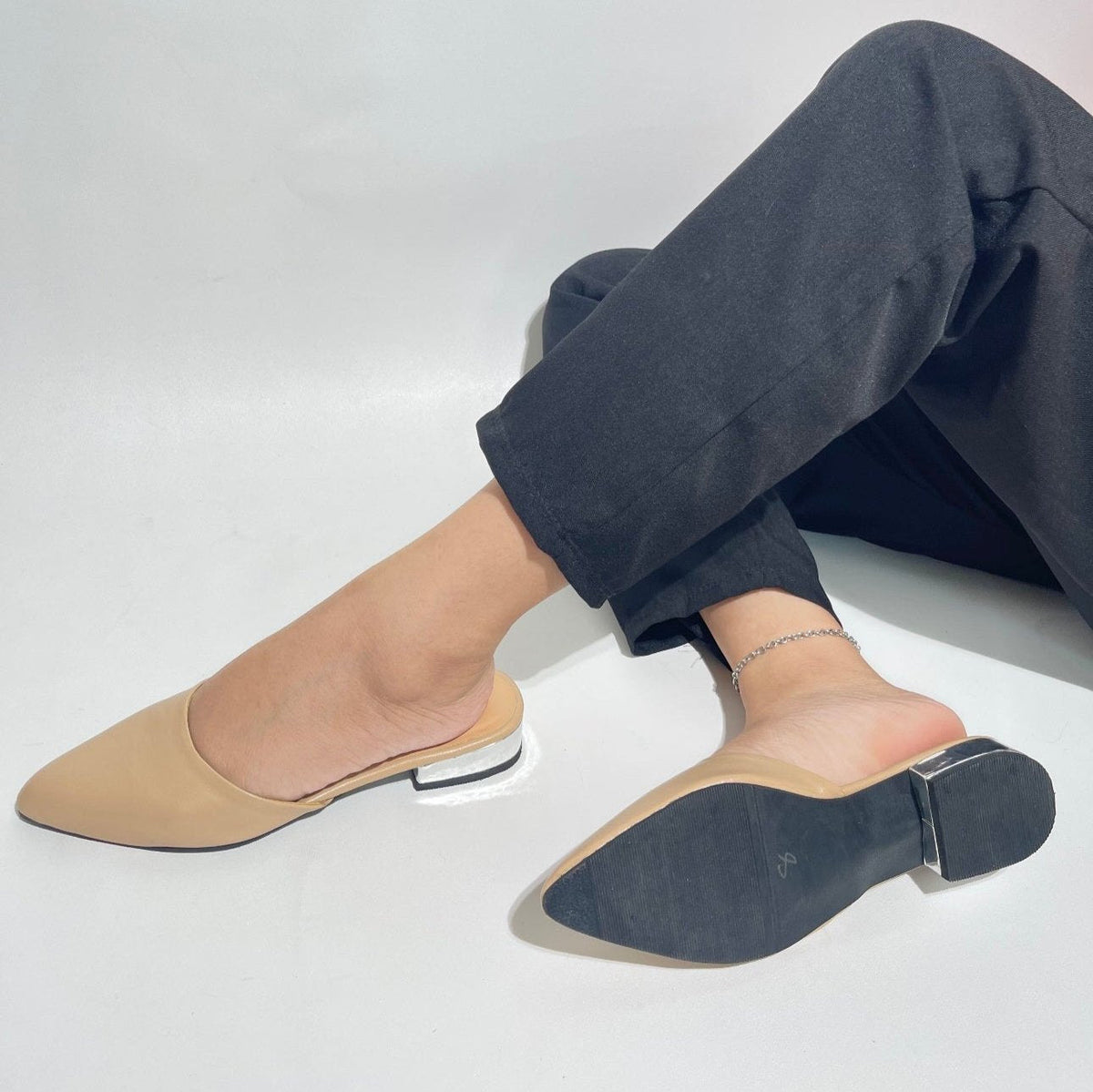 Desiree Mules 1 inch heel