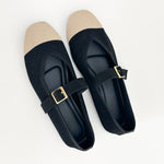 A Via Jade Knitted Mary Janes