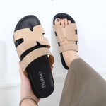 Dahlia Slides Beige