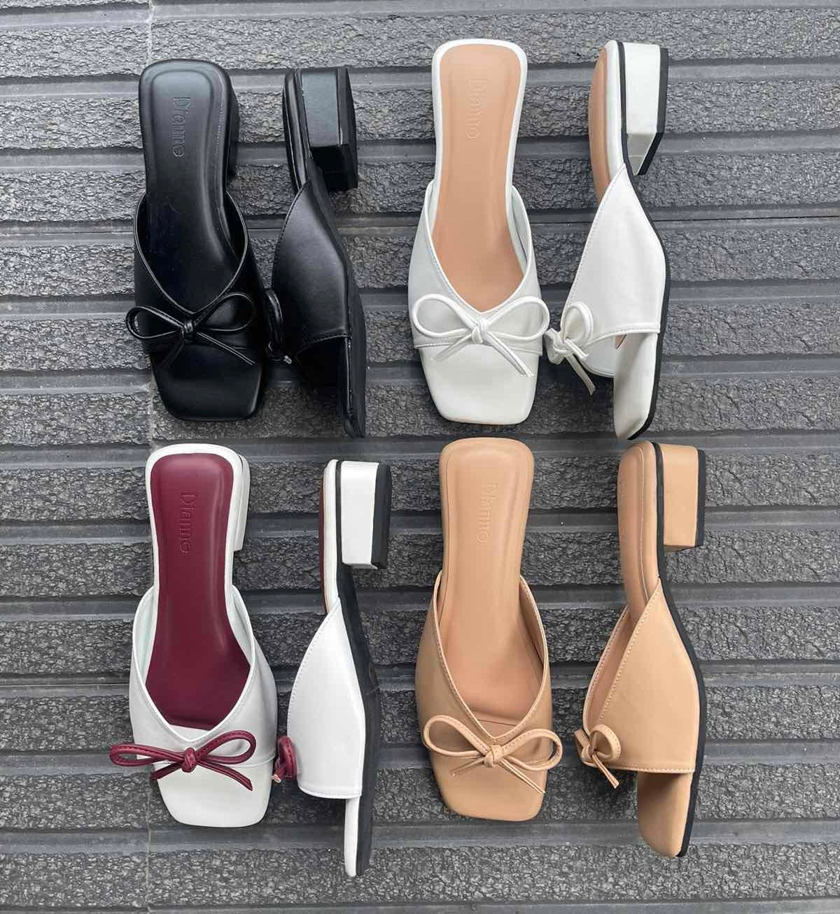 Sylvia Bow Sandals 1 inch