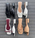 Sylvia Bow Sandals 1 inch