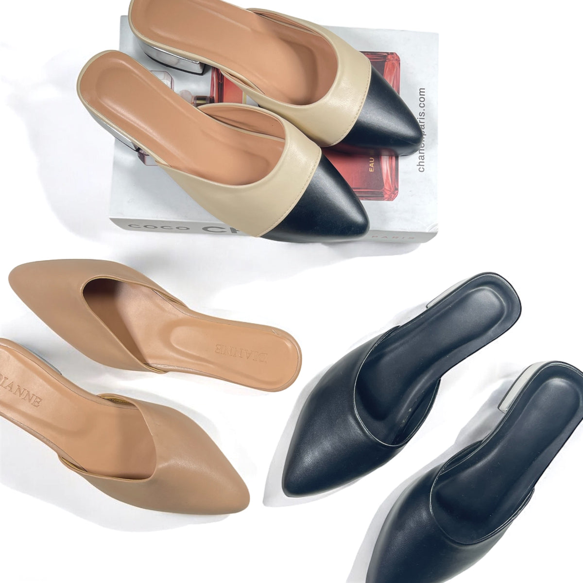 Desiree Mules 1 inch heel