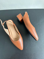 Maria Shoes Tan 1.5 inch heel