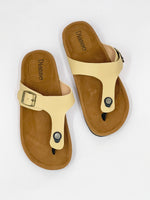 B Lauren Beige Slides