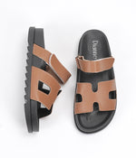 A Dahlia Slides Brown size 8,9,10 (please add size)