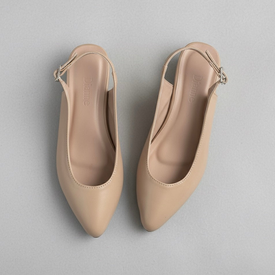 Bea Sling Shoes Beige