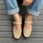 A Zarah Mesh Mary Janes