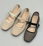 A Zarah Mesh Mary Janes