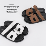 A Dahlia Slides Brown size 8,9,10 (please add size)