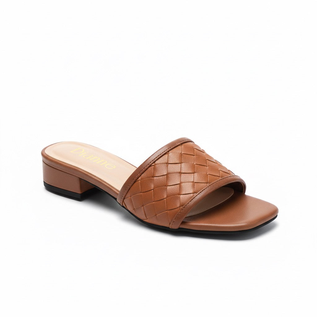 Belle Weave Slip On Sandals
