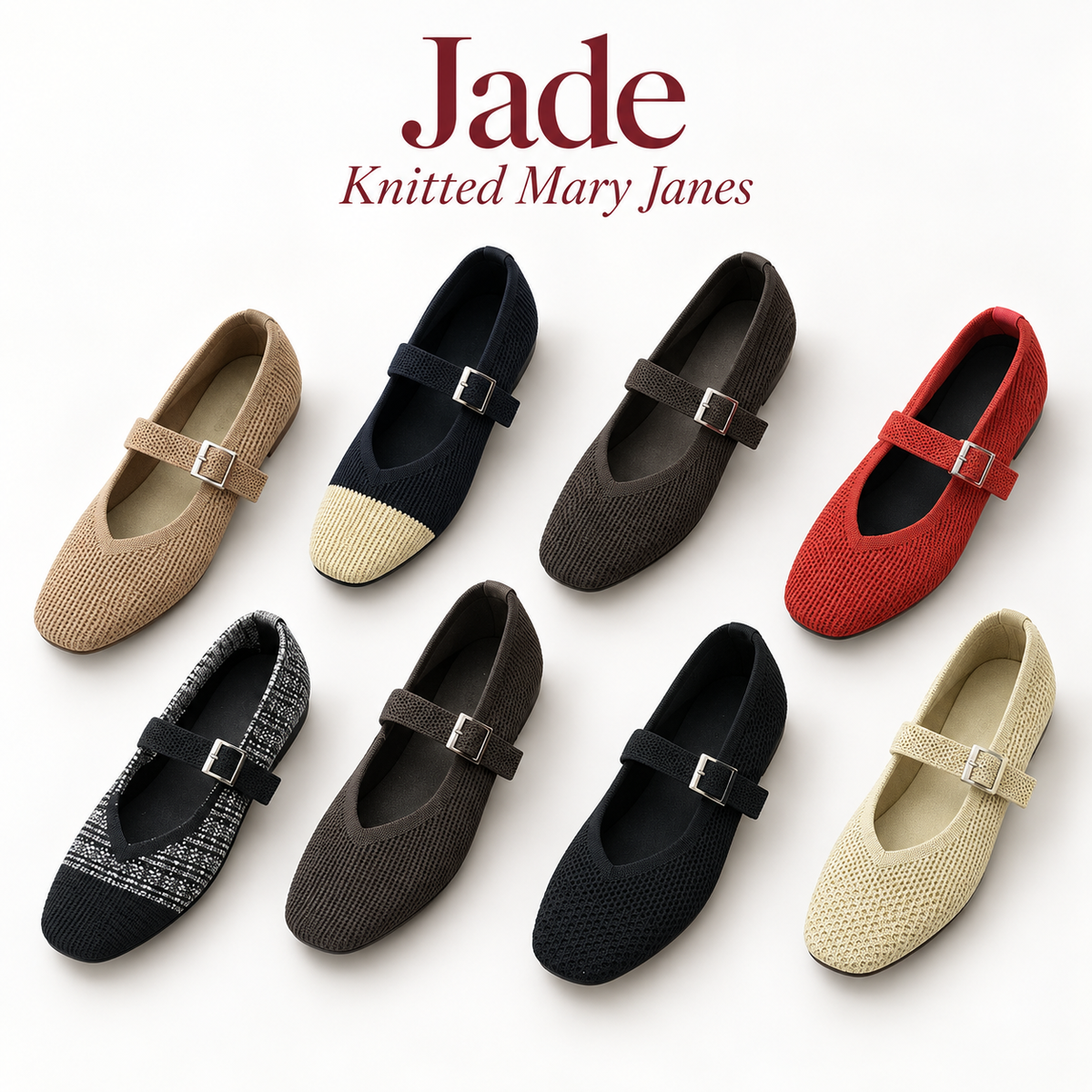 Jade Knitted Mary Janes (MNL Warehouse)