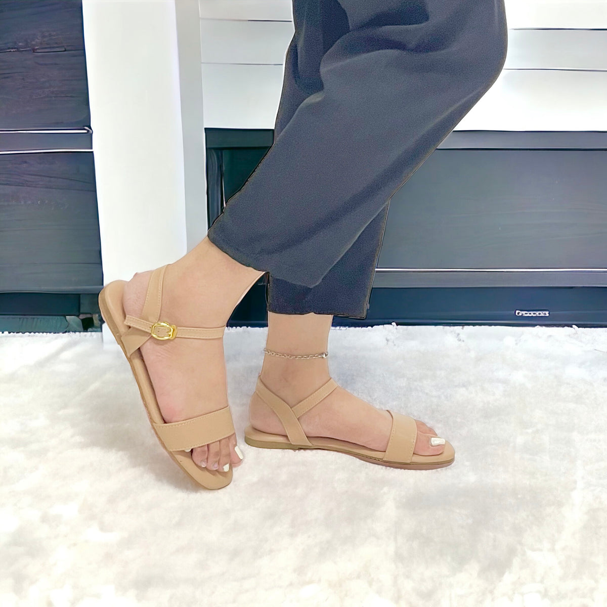 Flats Nikki Beige