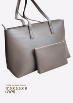 Dianne Bag Zipper Closure with free pouch