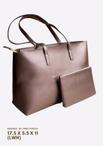 Dianne Bag Zipper Closure with free pouch