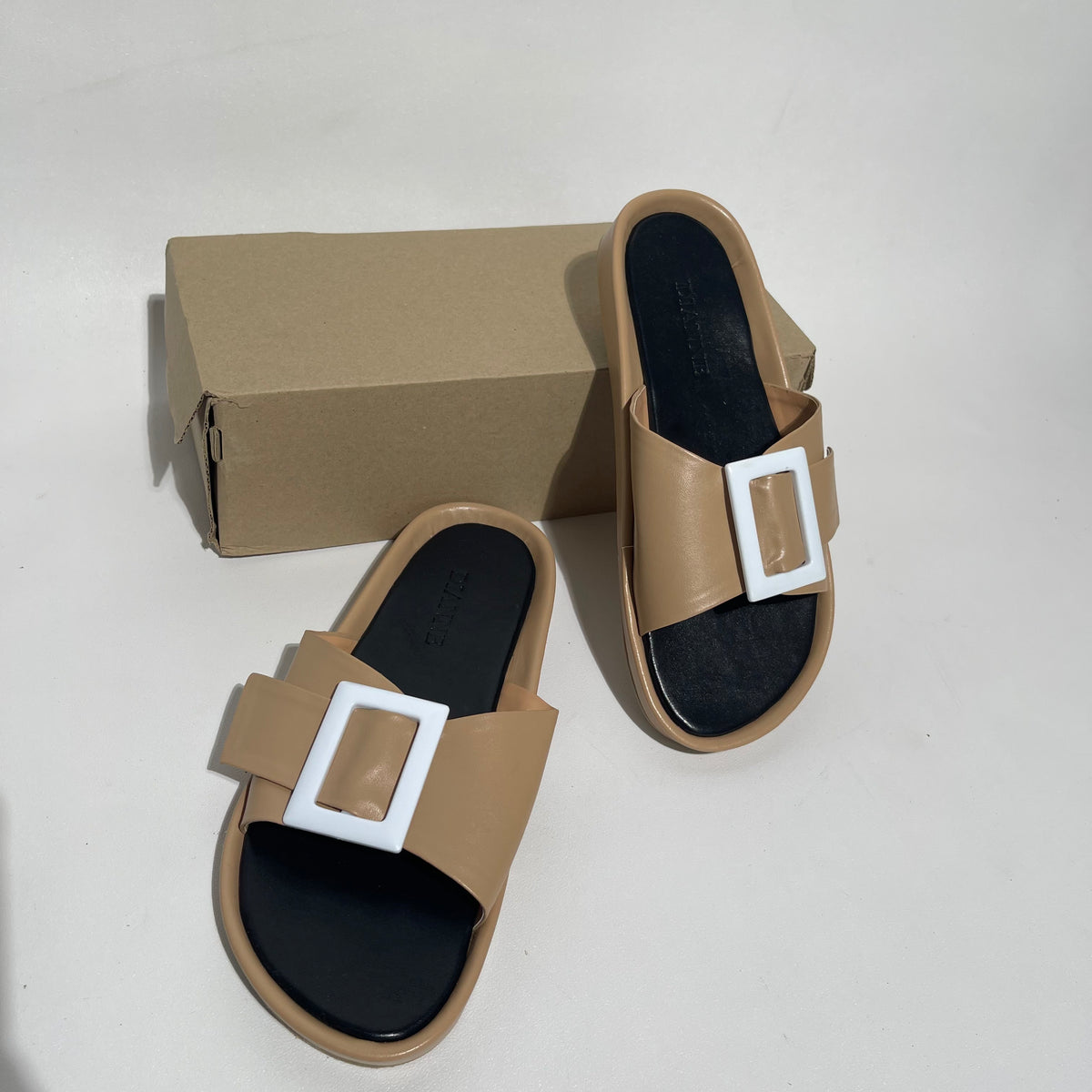 Slides Hazel Beige