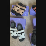 A Slides Dahlia Velcro Strap (Premium Shoebox)