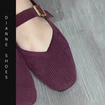 A Via Jade Knitted Mary Janes