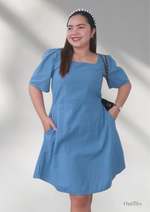 Outfits Debbie Dress Dusty Blue