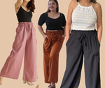 Kelly Wide Leg Pants Linen single price