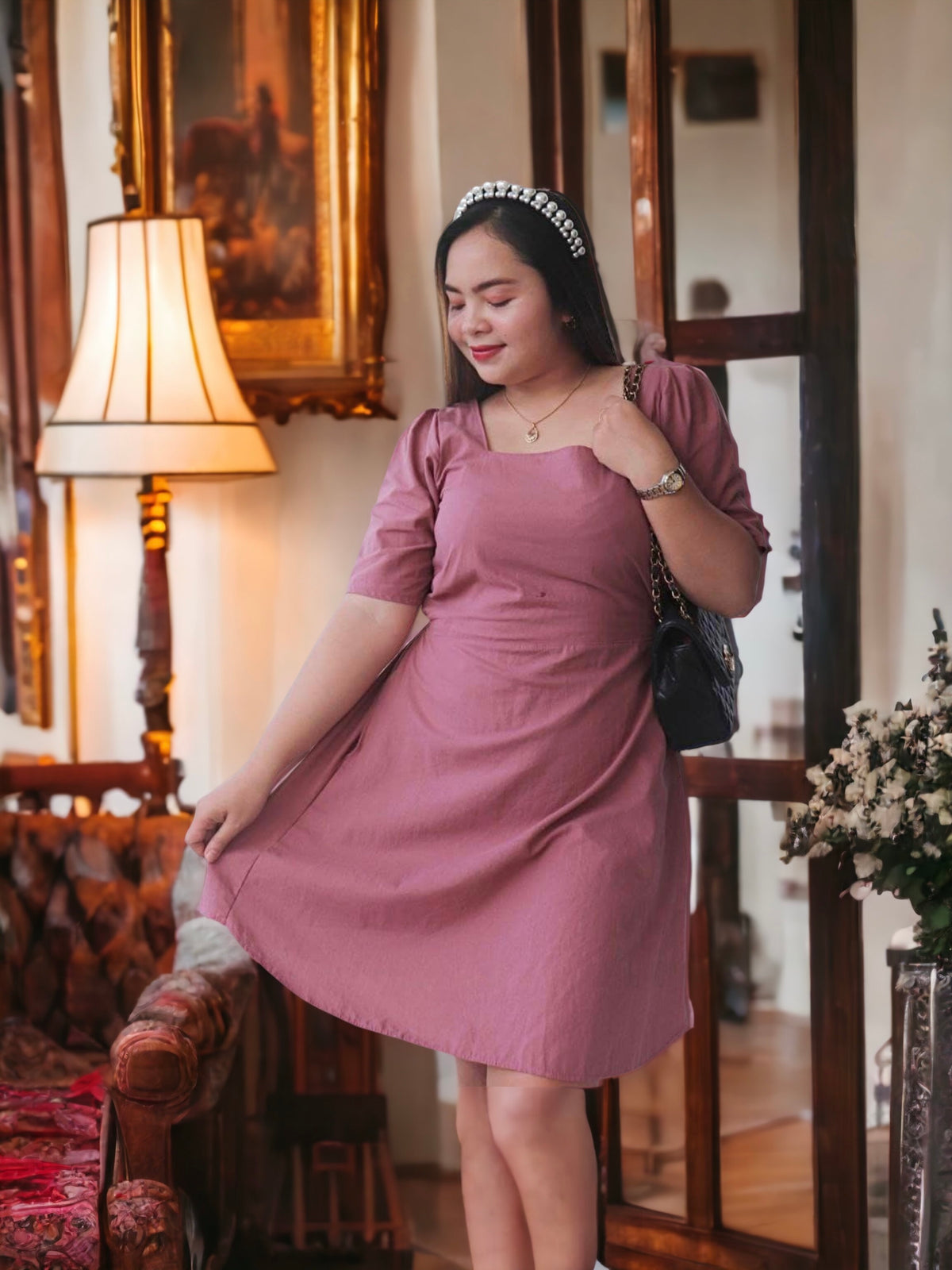 Outfits Debbie Dress Old Rose