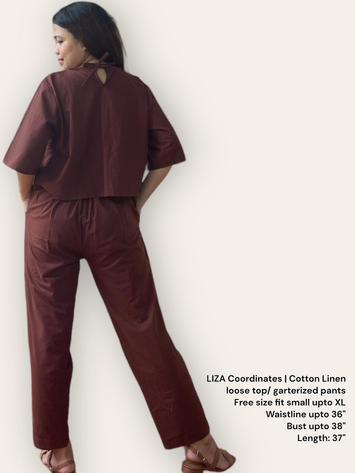 Outfits Liza Linen Choco Brown