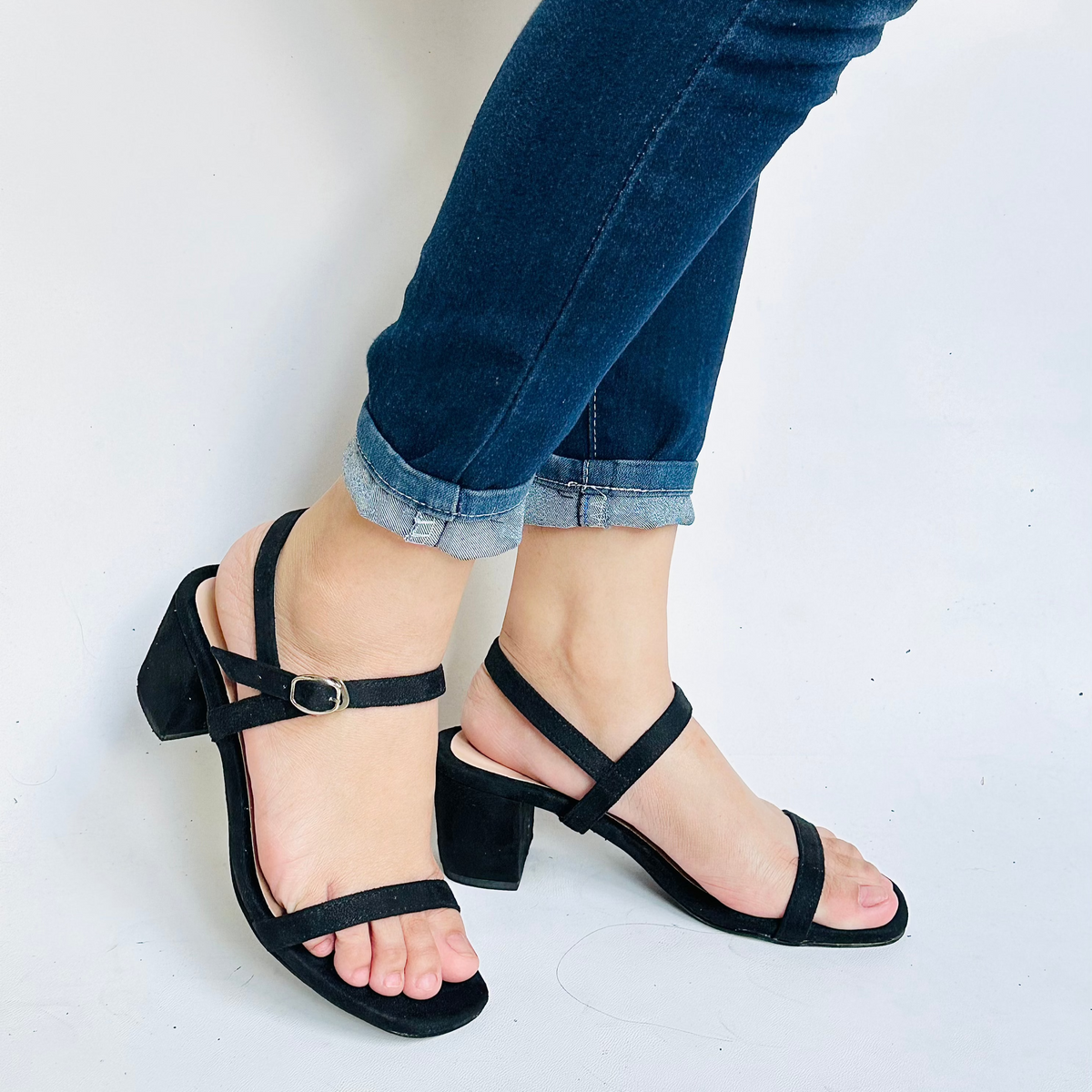 Olivia Black Suede