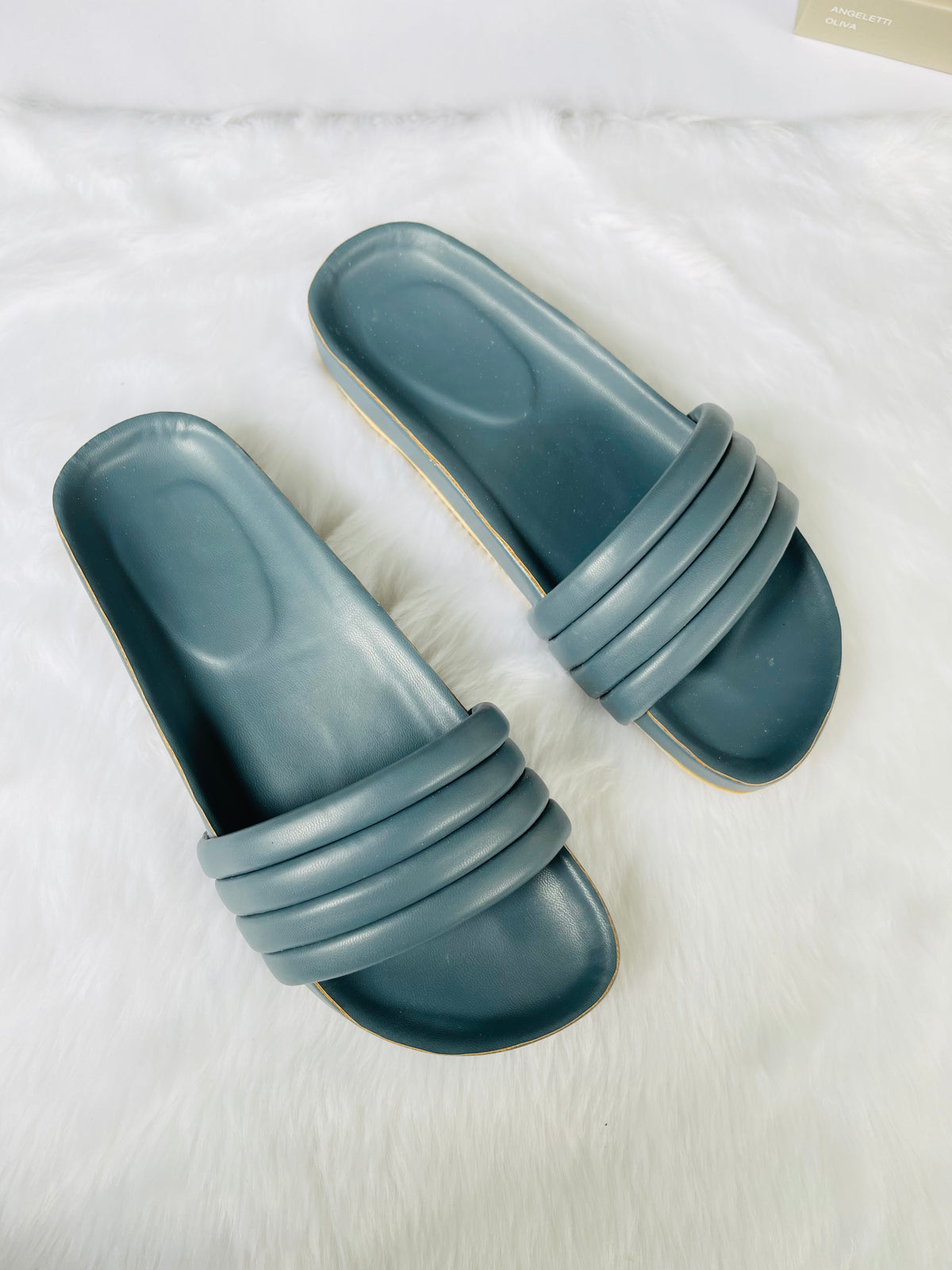 Sunny Slides Teal Blue size 9 only