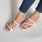 Flats Kristy Premium White