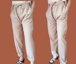 Buy 1 Take 1 Acid Linen Casual Pants Army Green & Beige