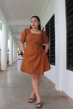 Outfits Debbie Dress Tan Brown