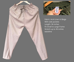 Outfit by Dianne Linen Casual Pants in Beige