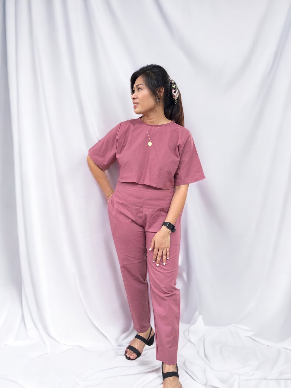 Outfits Liza Linen Mauve